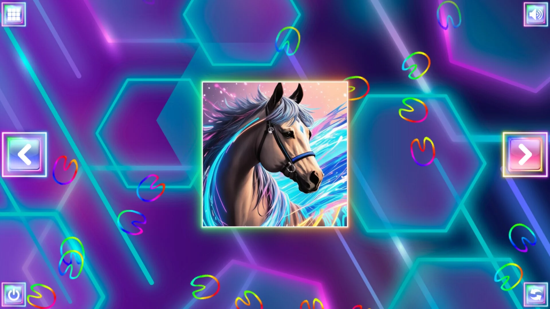 Изображение игры: Neon Fantasy: Horses