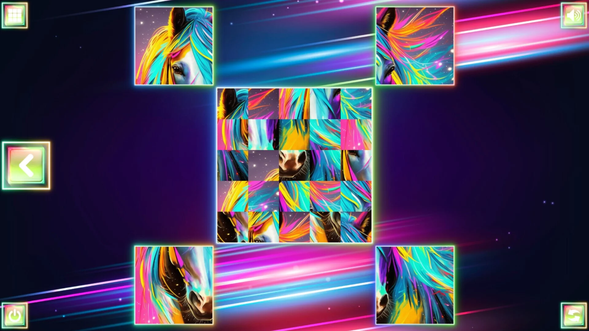Изображение игры: Neon Fantasy: Horses