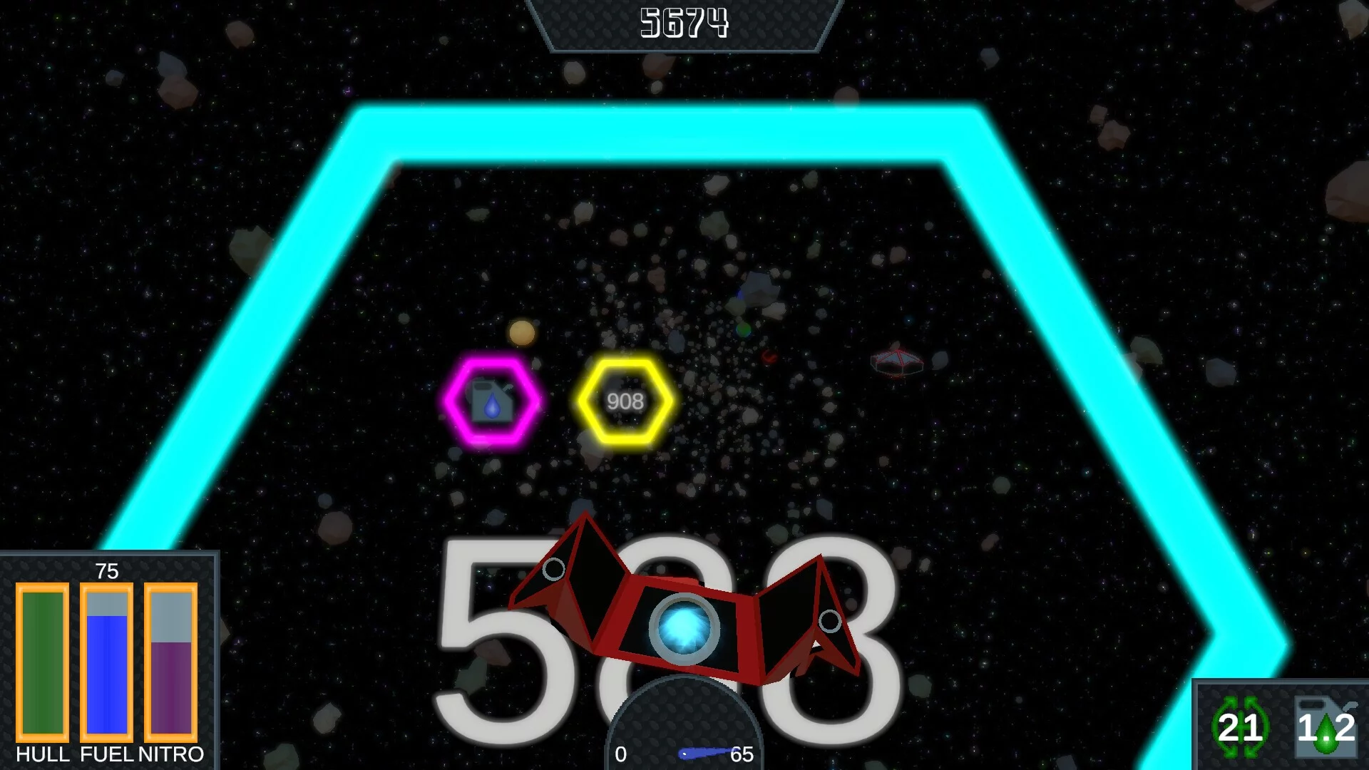 Изображение игры: Hex Racer
