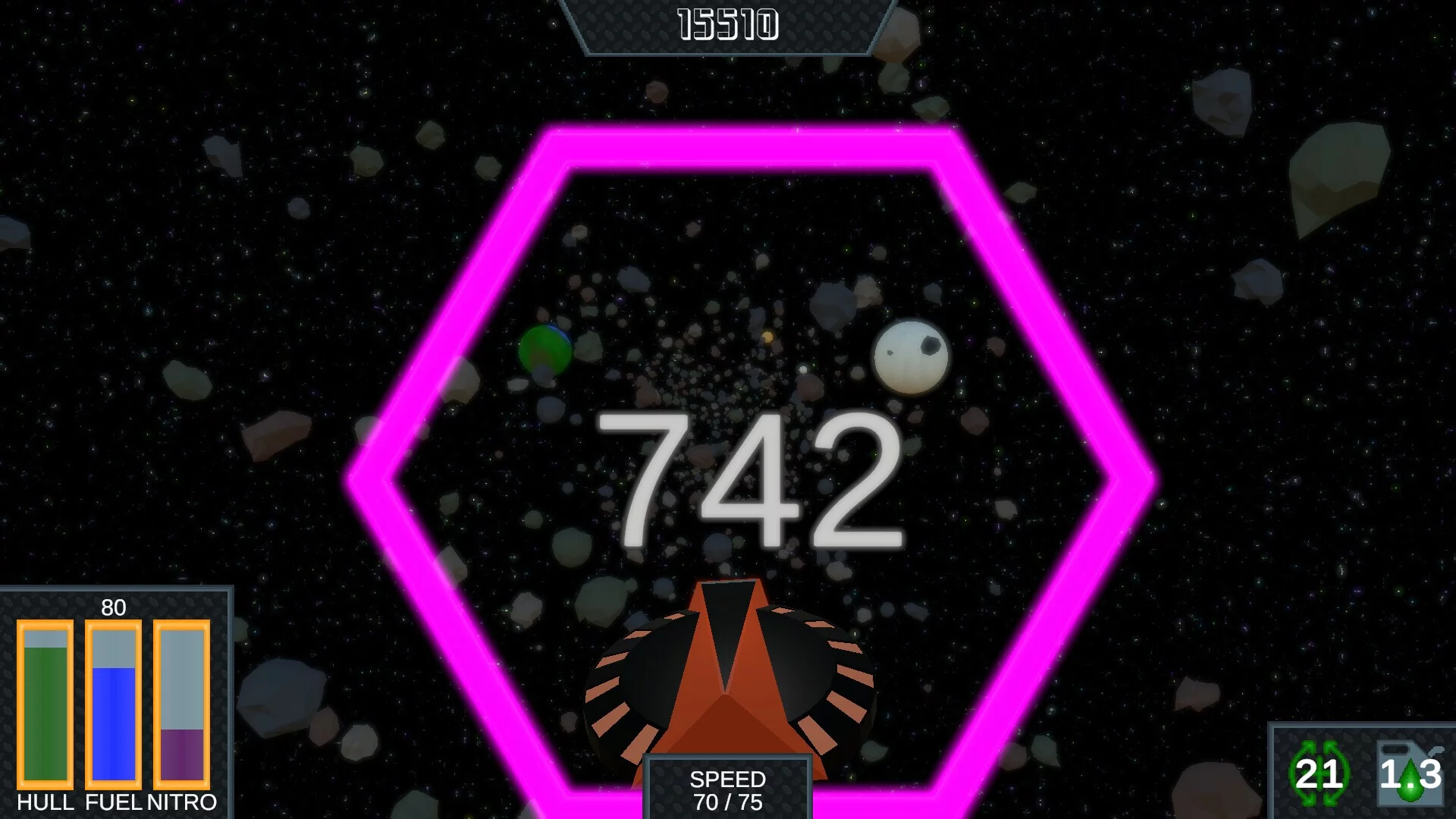 Изображение игры: Hex Racer