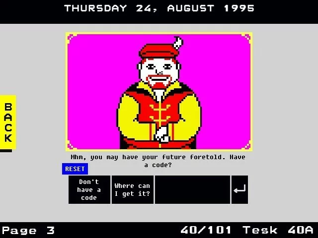 Изображение игры: TELETEXT