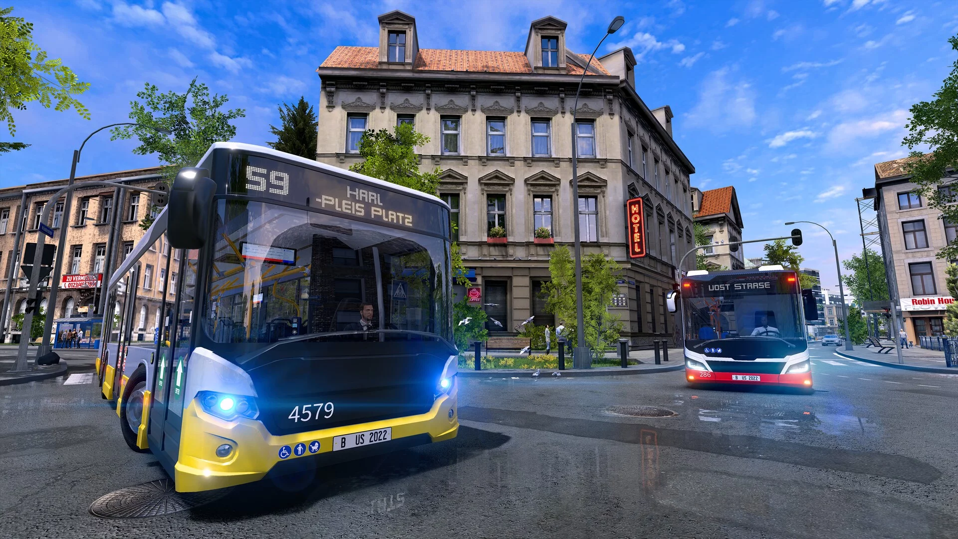 Изображение игры: Bus Driving Sim 22