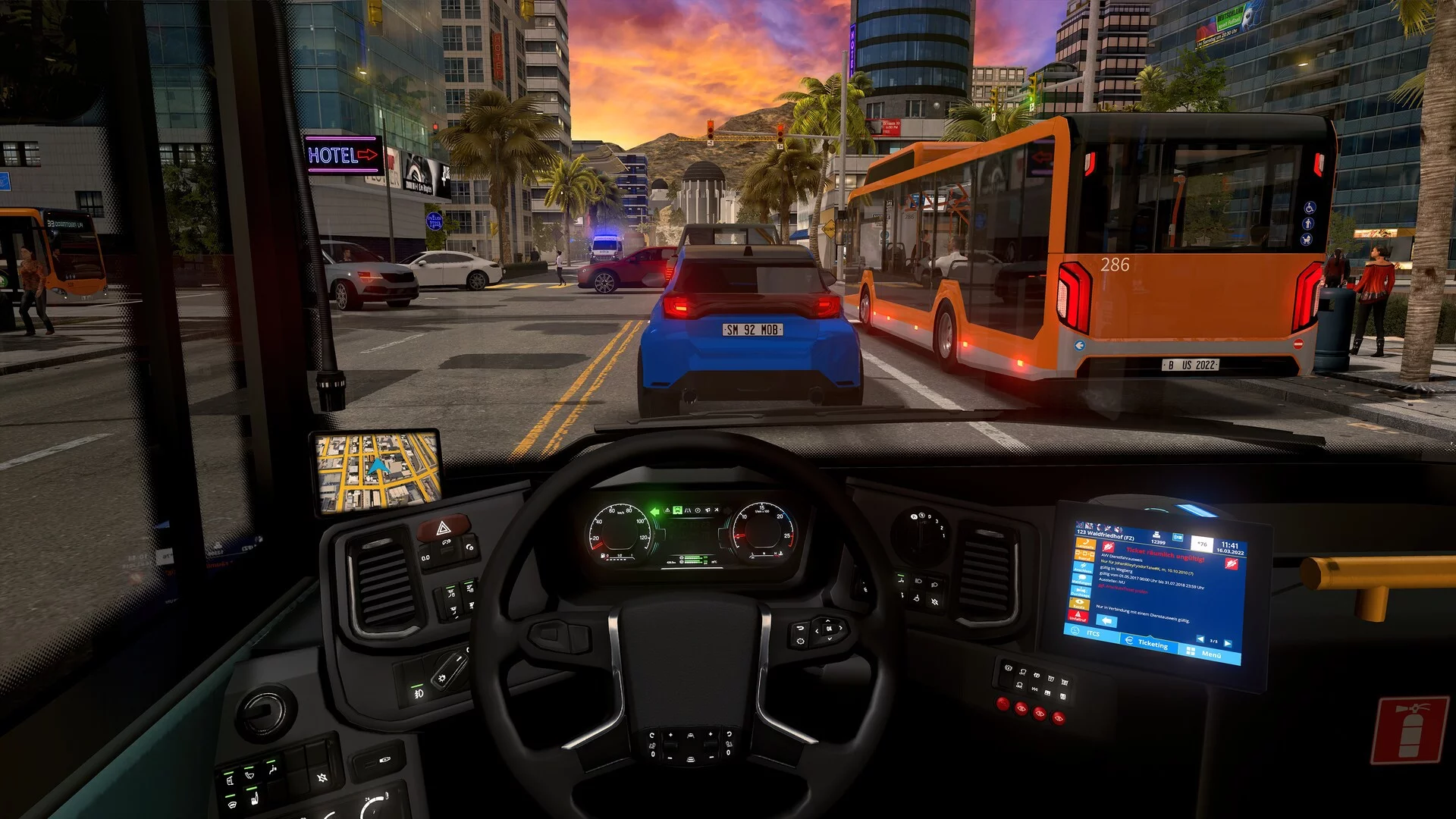 Изображение игры: Bus Driving Sim 22