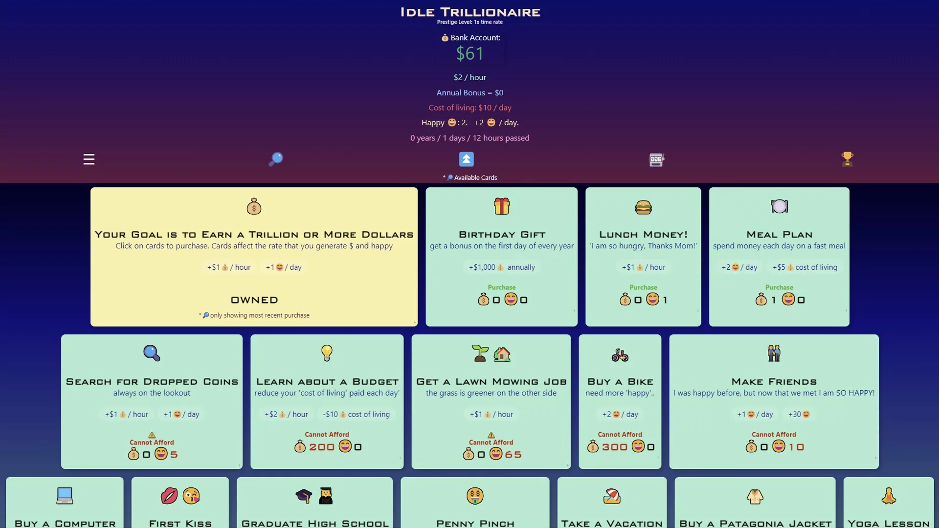 Изображение игры: Idle Trillionaire