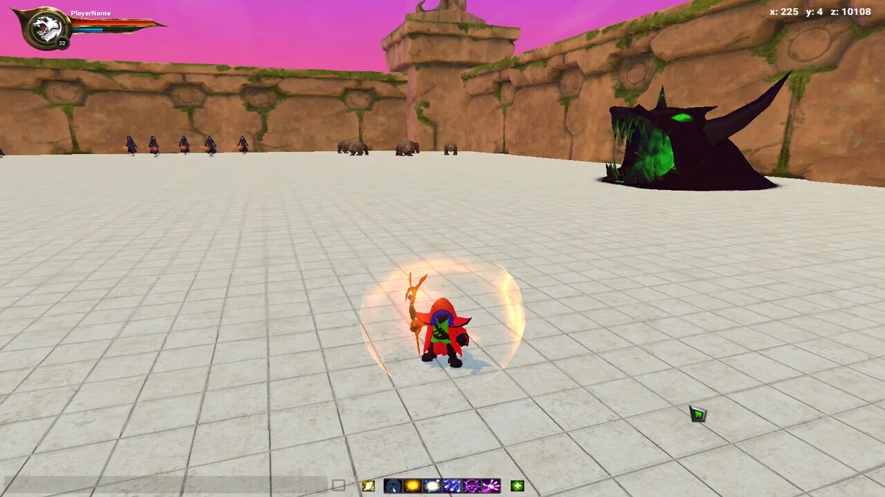 Изображение игры: Wizard War Online