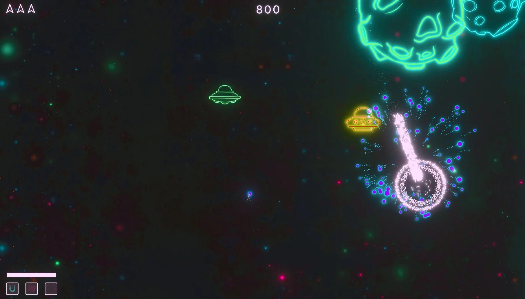 Изображение игры: Asteroids Neon
