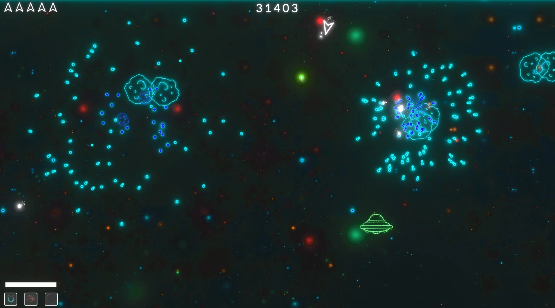 Изображение игры: Asteroids Neon
