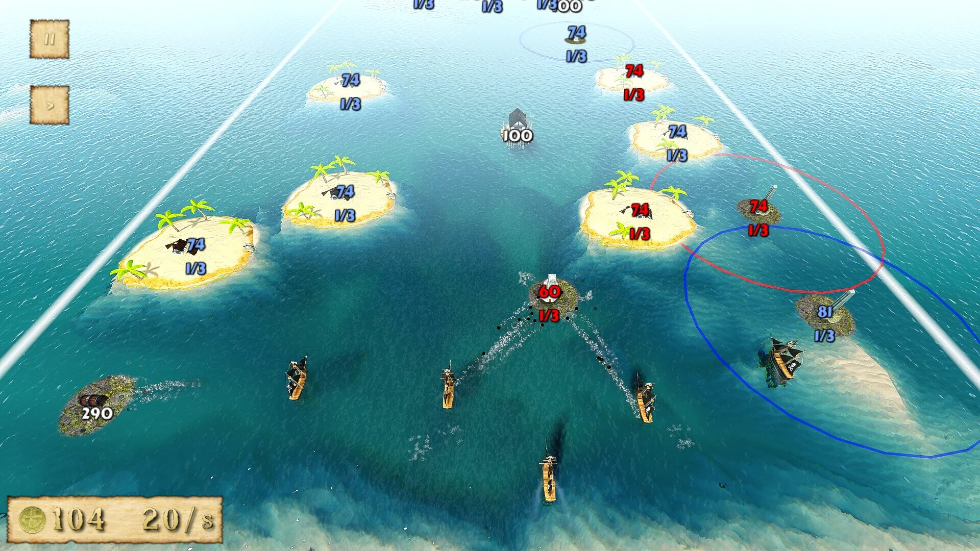 Изображение игры: Pirates! Showdown: Enhanced Edition