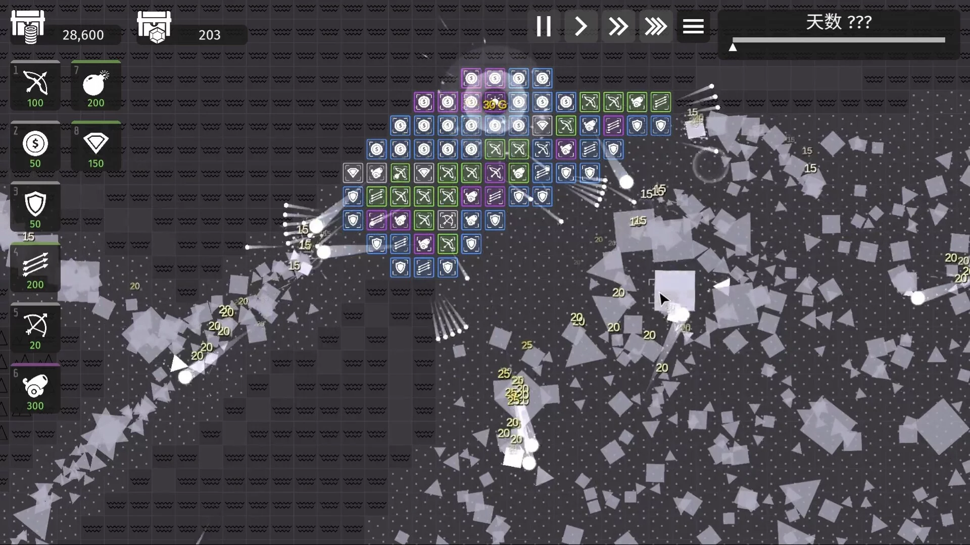 Изображение игры: 极简塔防 - Minimalist Tower Defense