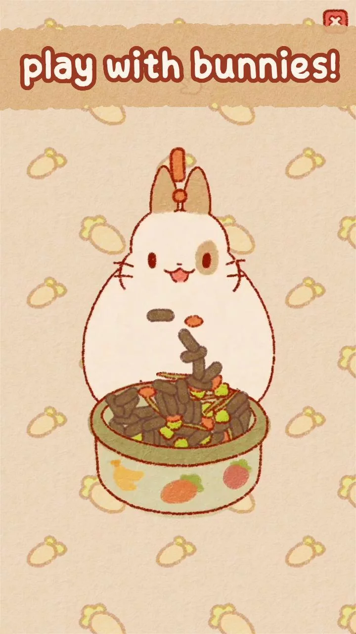 Изображение игры: Usagi Shima: Cute Idle Bunnies