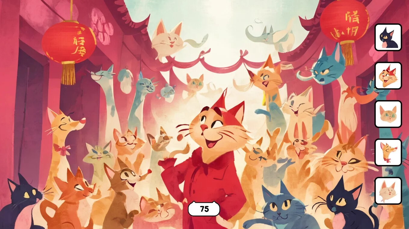 Изображение игры: 100 Hidden Cats in China