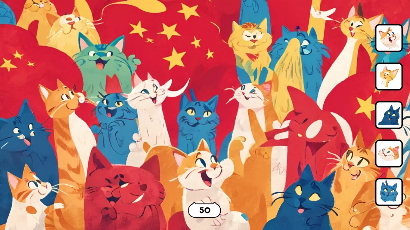 Изображение игры: 100 Hidden Cats in China