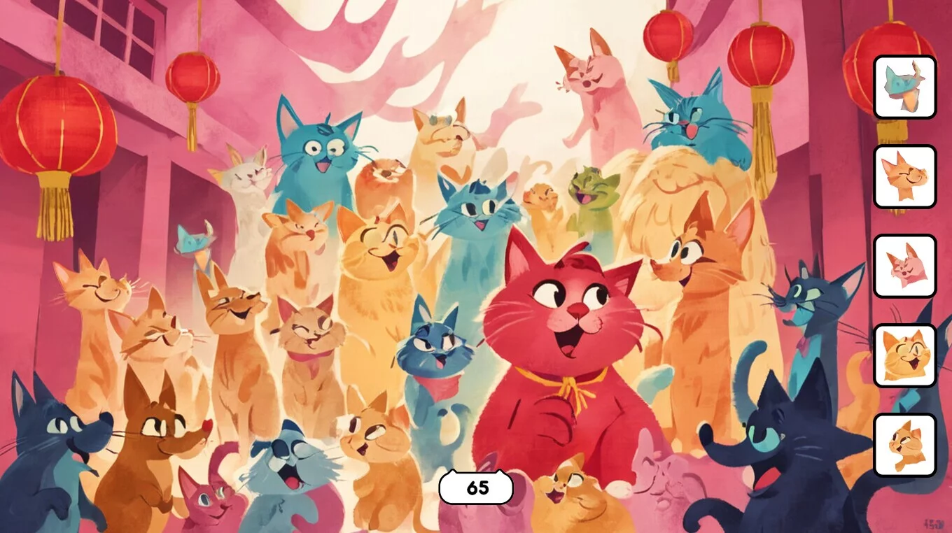 Изображение игры: 100 Hidden Cats in China