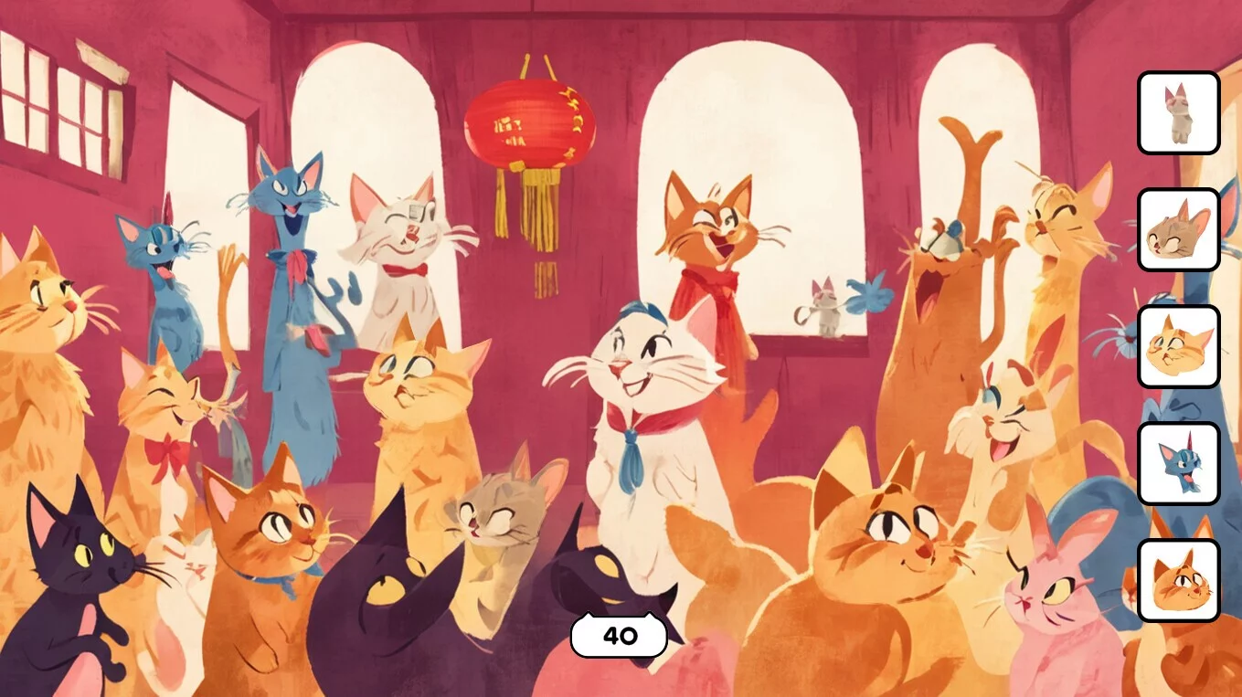 Изображение игры: 100 Hidden Cats in China