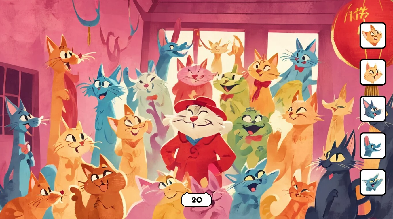 Изображение игры: 100 Hidden Cats in China