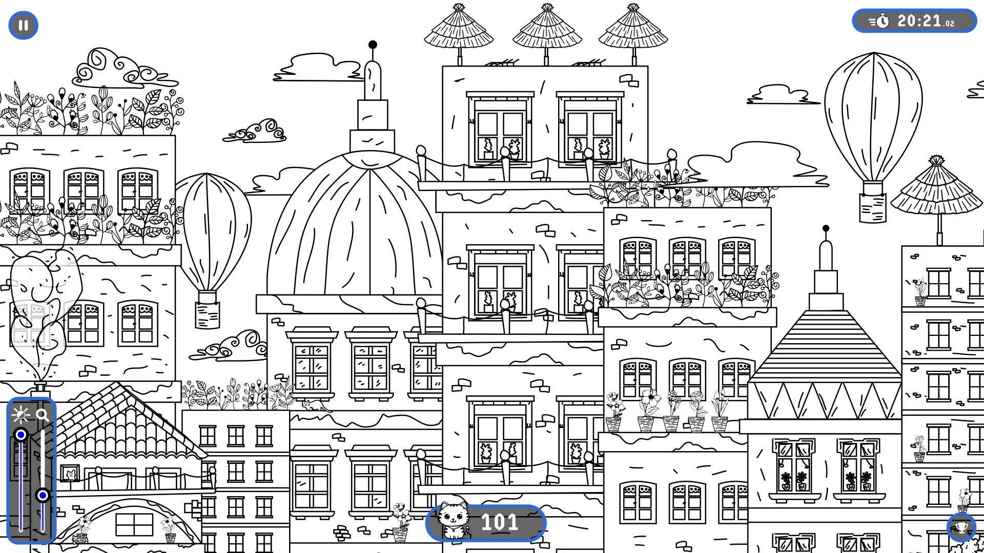 Изображение игры: 101 Cats Hidden