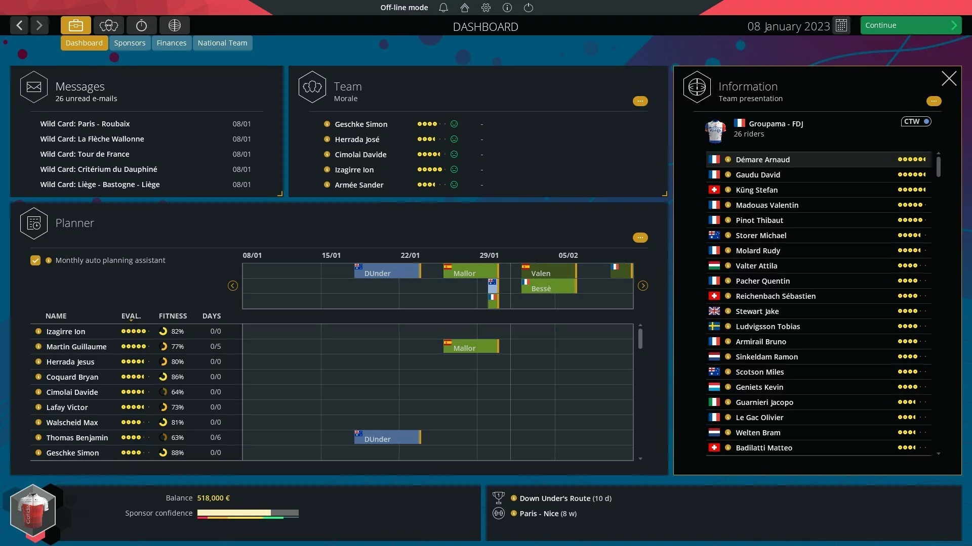 Изображение игры: Pro Cycling Manager 2023