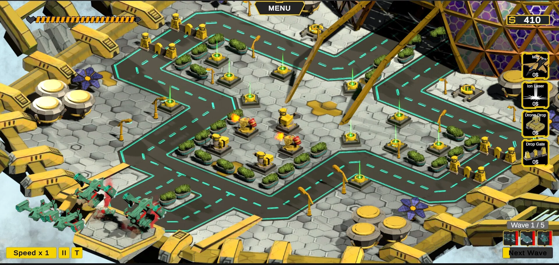 Изображение игры: Neocon Tower Defence 3
