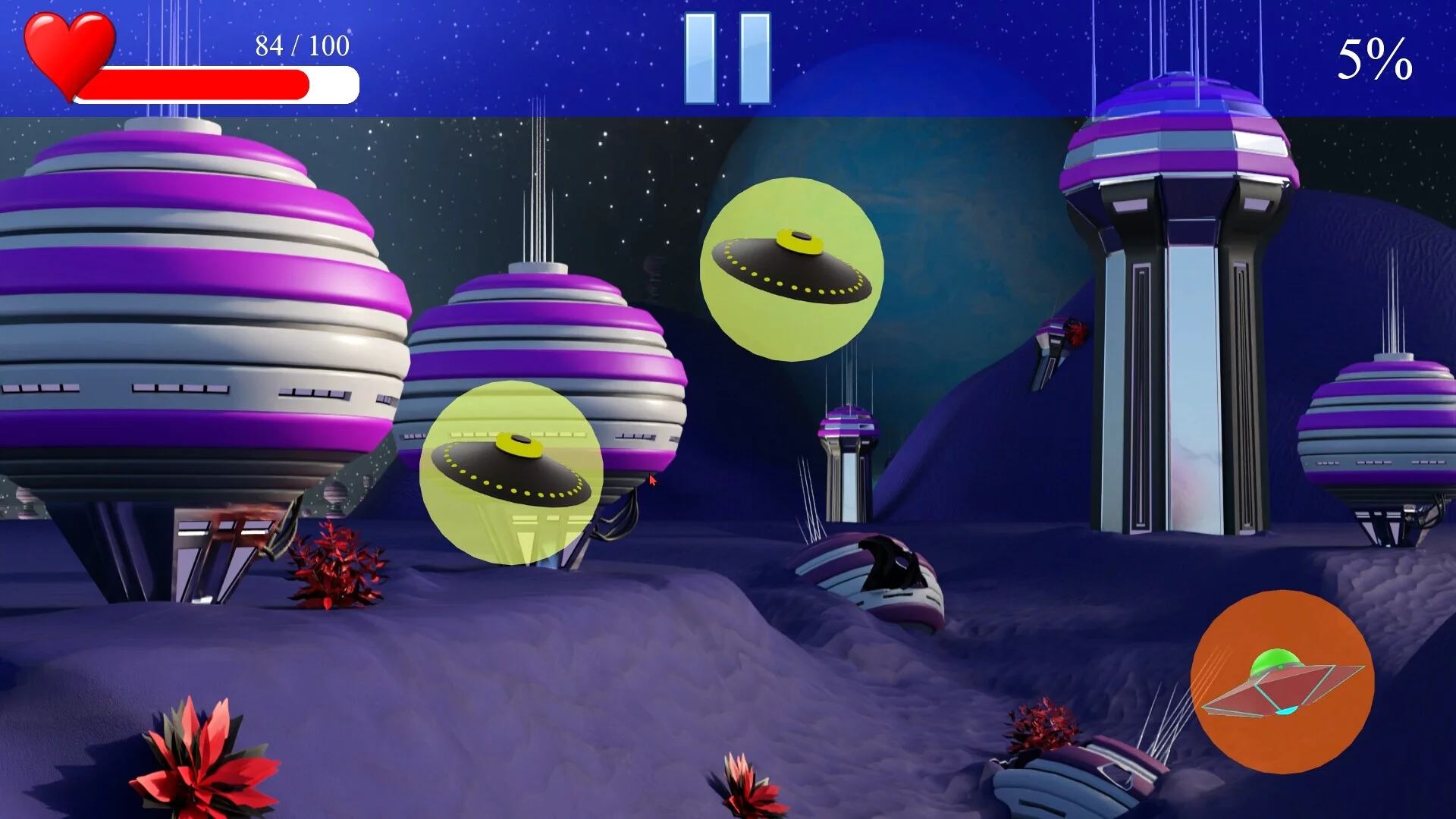 Изображение игры: Aim in Space