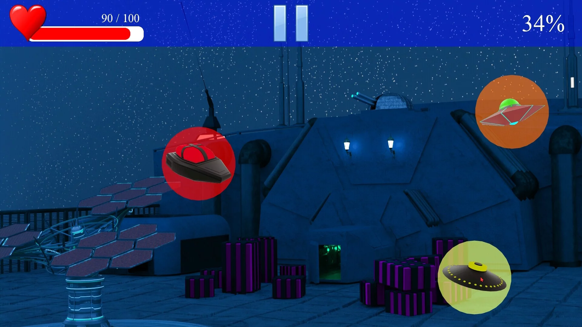 Изображение игры: Aim in Space