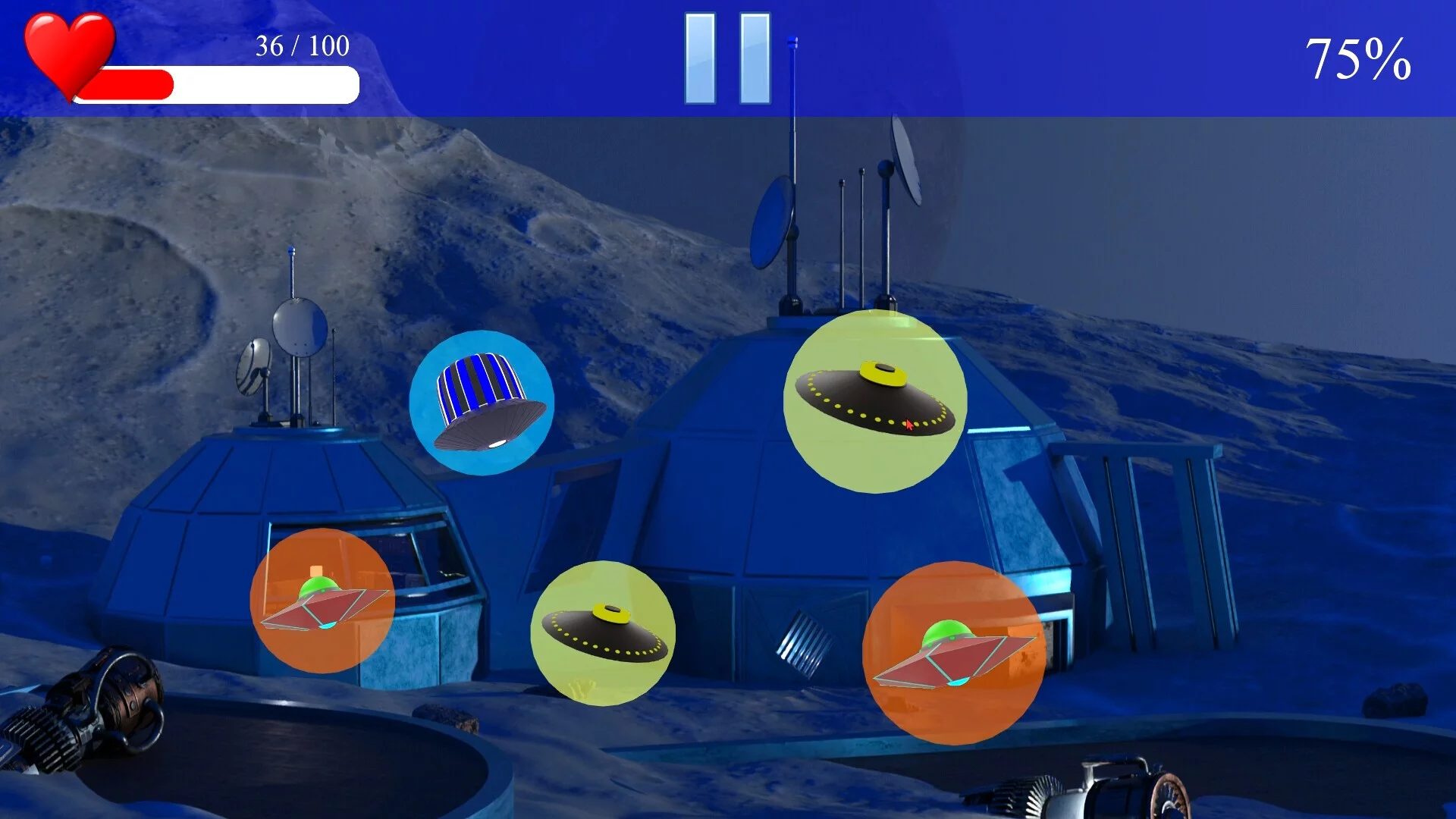 Изображение игры: Aim in Space