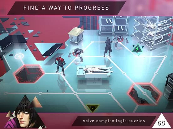 Изображение игры: Deus Ex GO