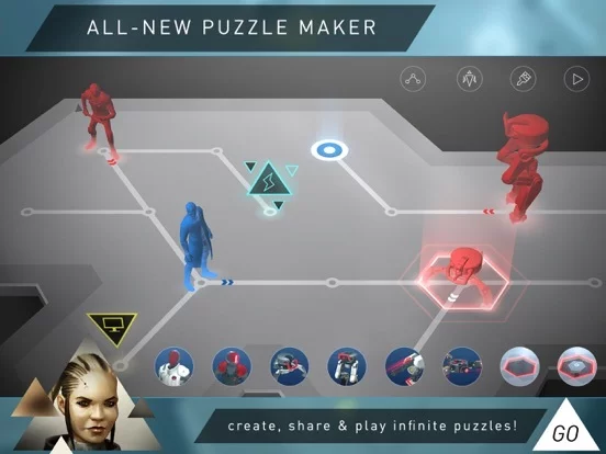 Изображение игры: Deus Ex GO