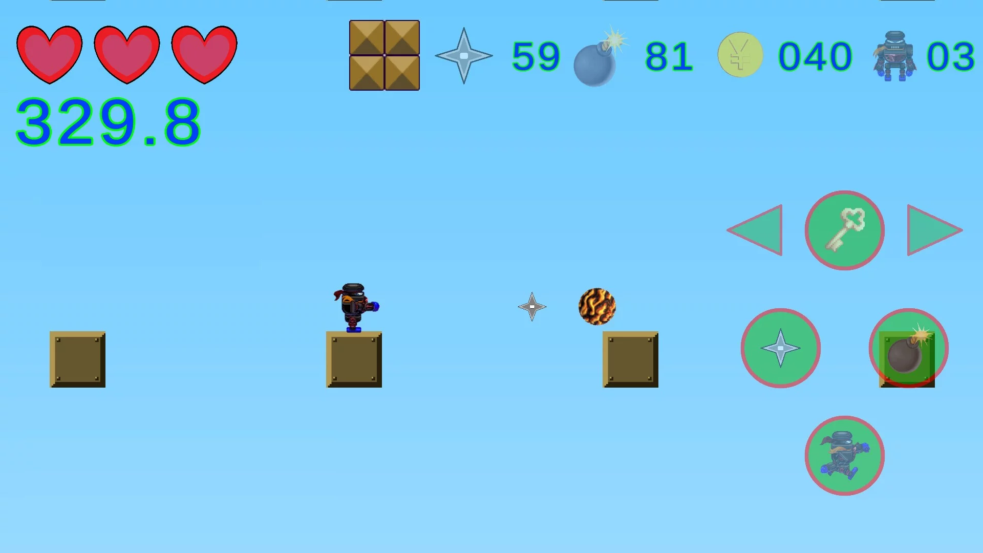 Изображение игры: NINJA KATO 2