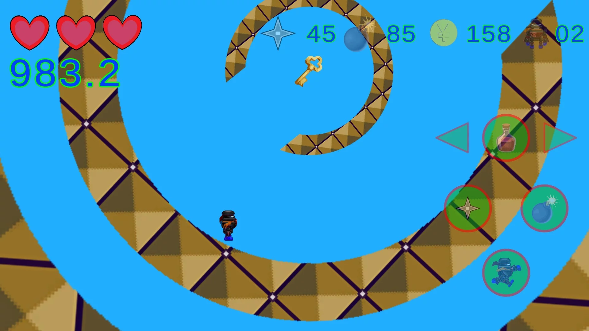 Изображение игры: NINJA KATO 2