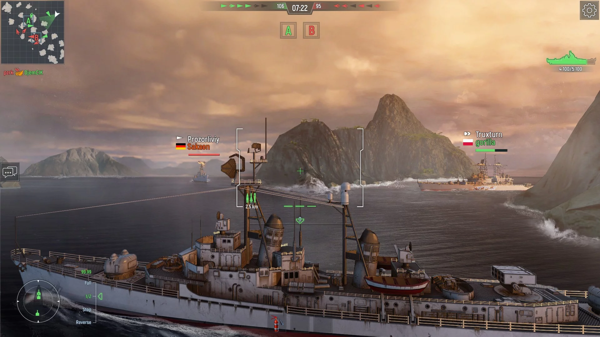 Изображение игры: Force of Warships: Battleship Games
