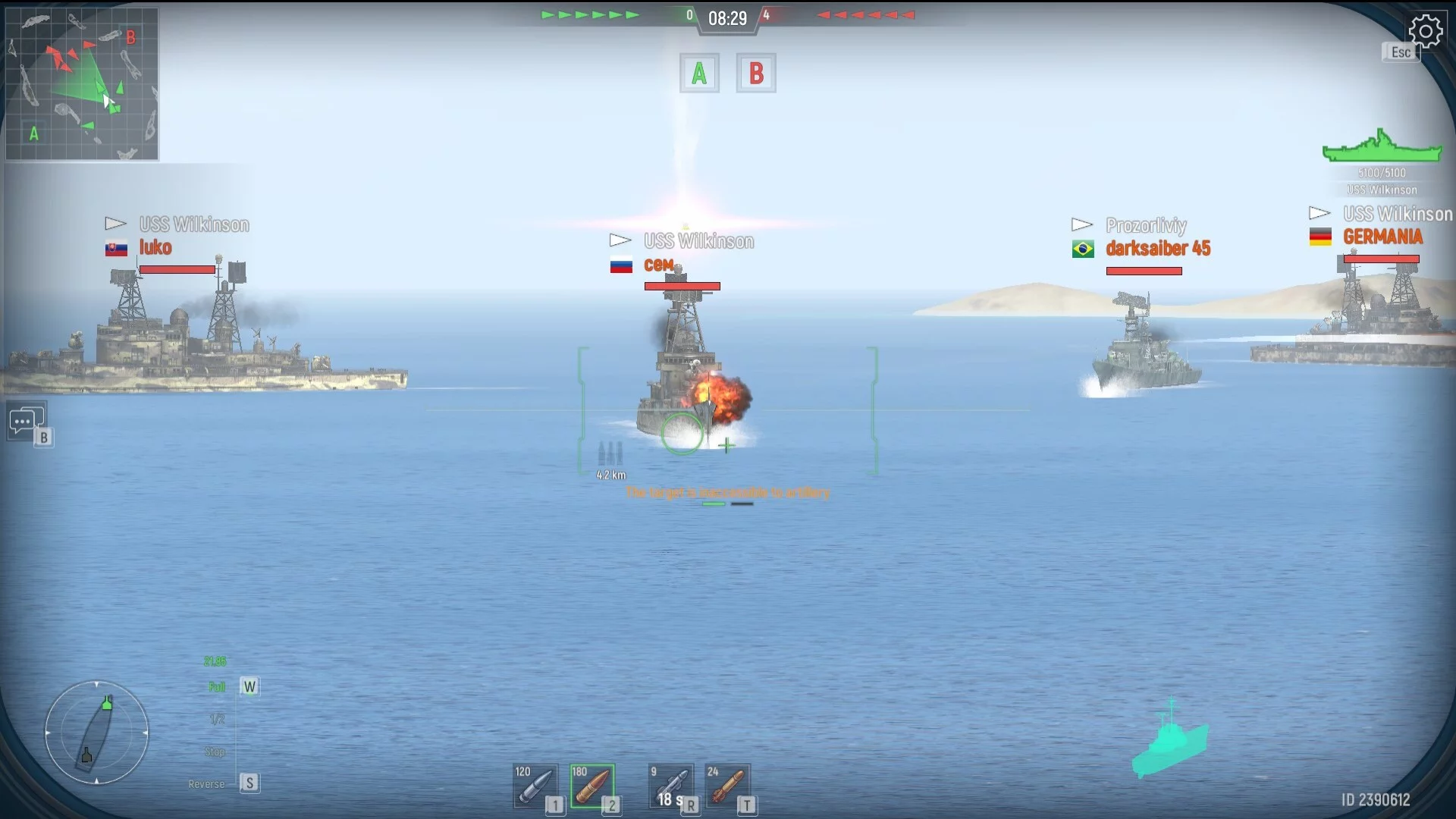 Изображение игры: Force of Warships: Battleship Games