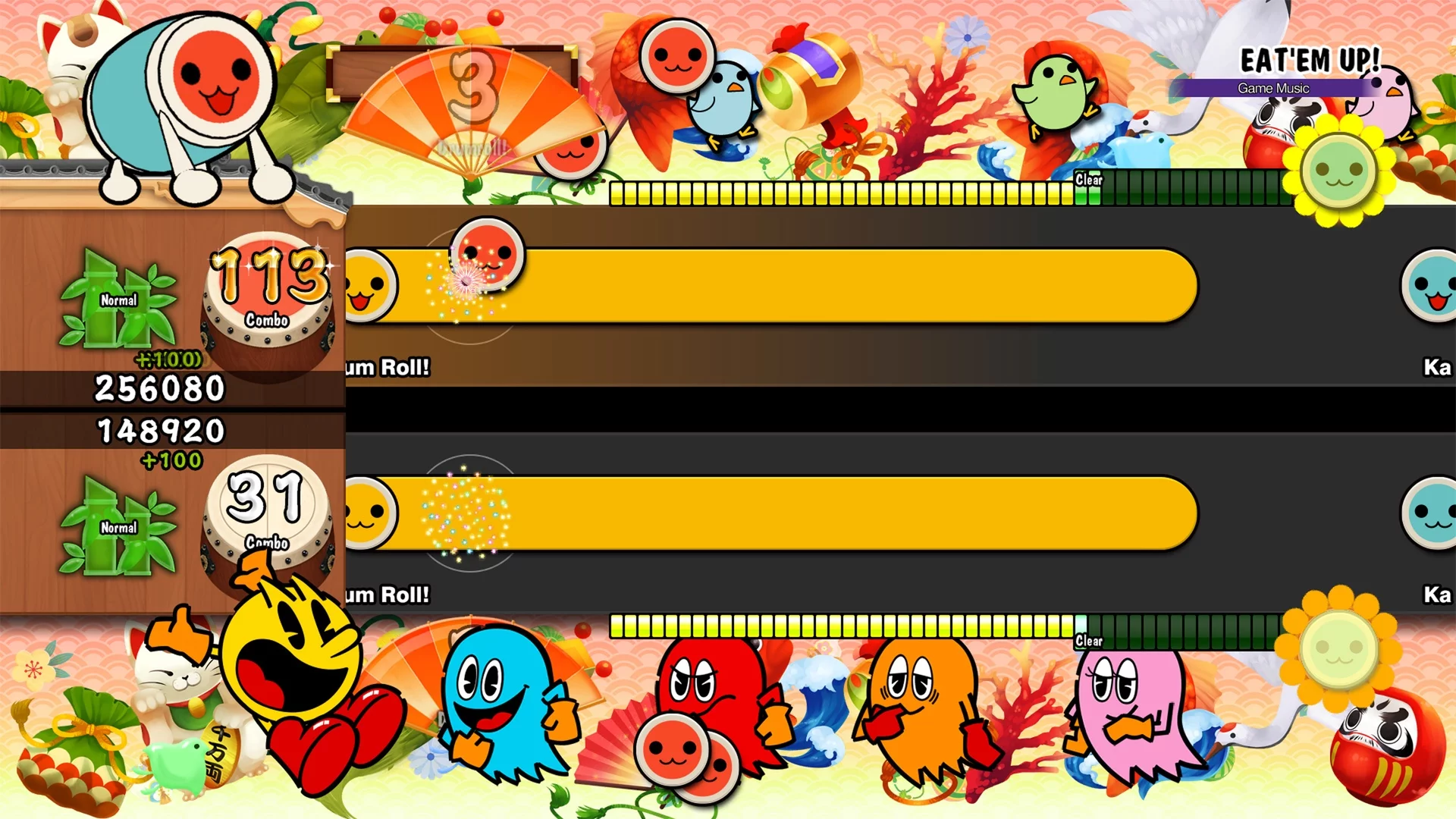 Изображение игры: Taiko no Tatsujin: Drum Session!