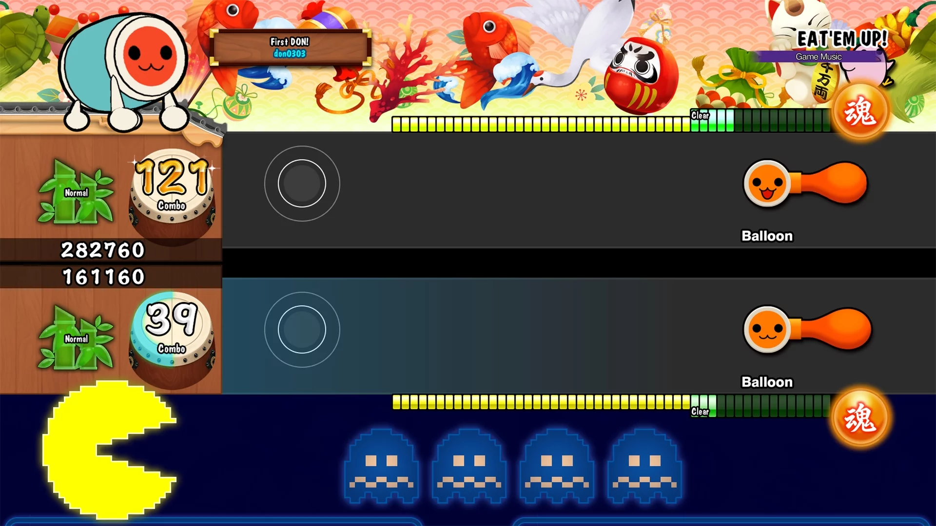 Изображение игры: Taiko no Tatsujin: Drum Session!