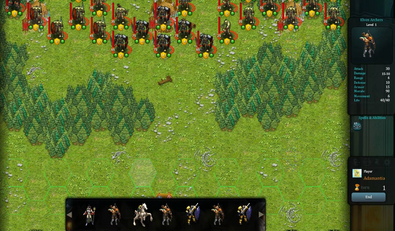 Изображение игры: Fantasy Kommander: Eukarion Wars