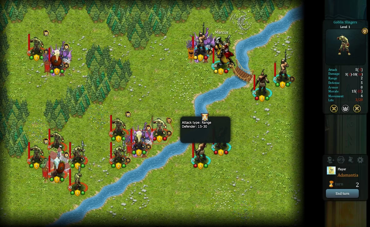 Изображение игры: Fantasy Kommander: Eukarion Wars