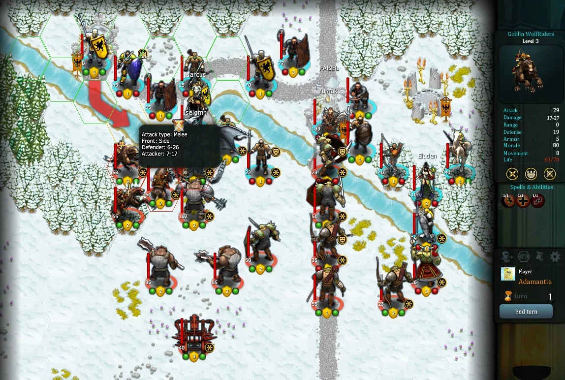 Изображение игры: Fantasy Kommander: Eukarion Wars