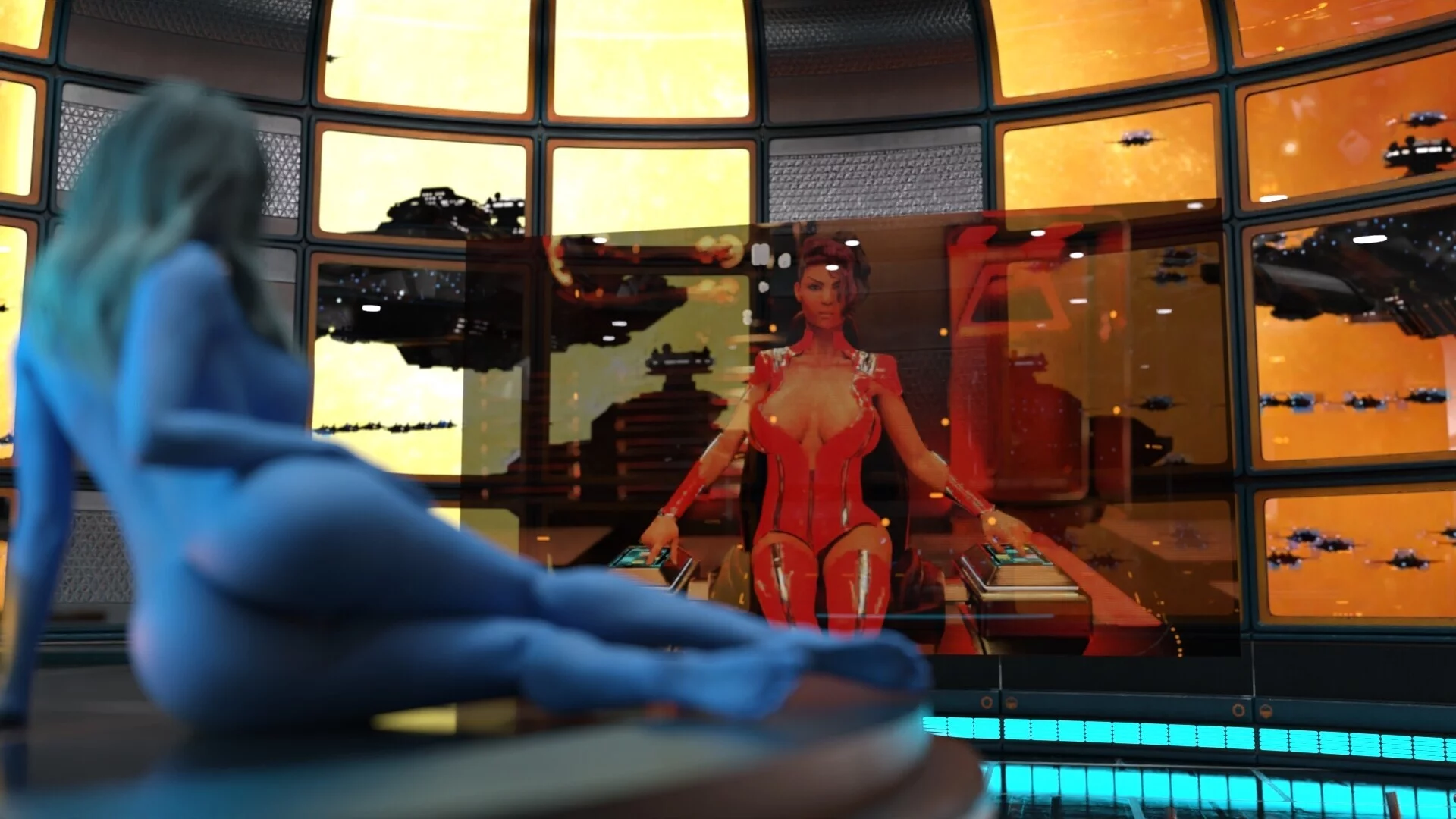 Изображение игры: The Galactic Harem Handbook: Chapter 1 - NSFW Sci-Fi Porn