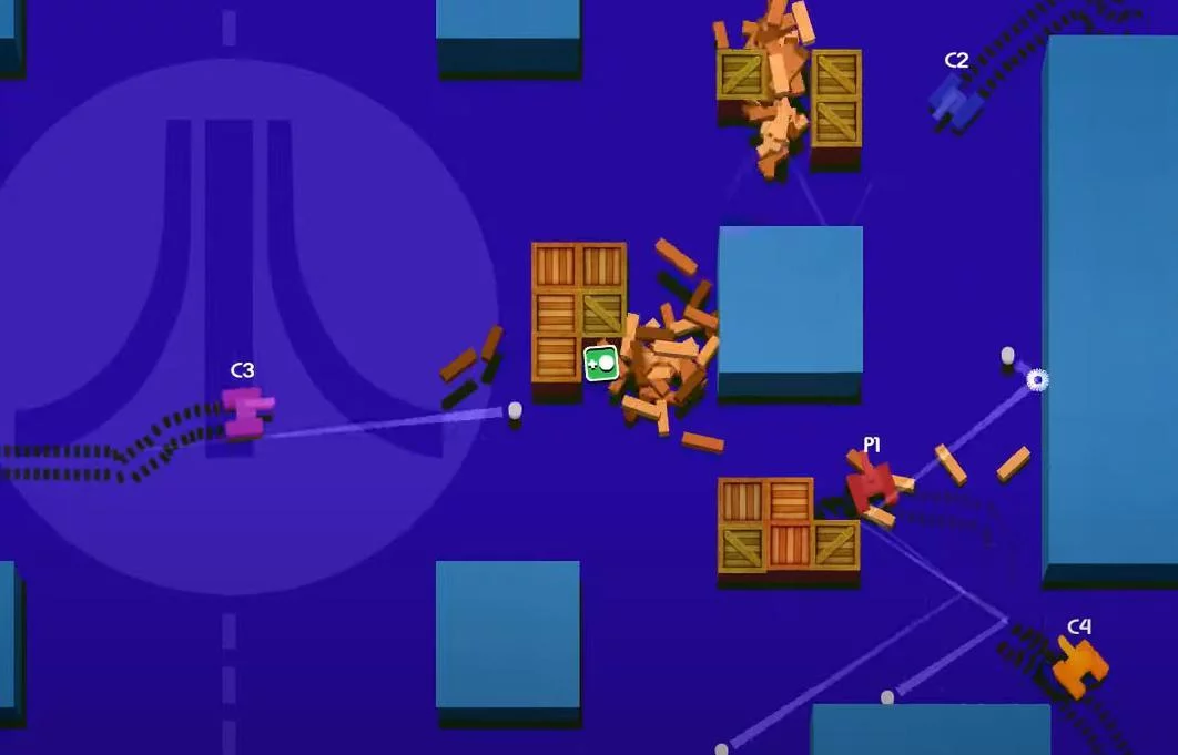 Изображение игры: Quadratank