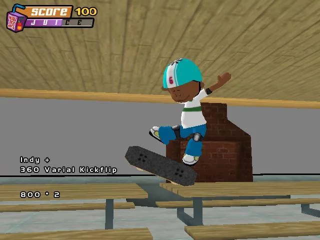 Изображение игры: Backyard Skateboarding