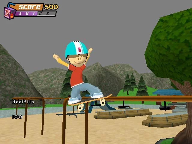 Изображение игры: Backyard Skateboarding