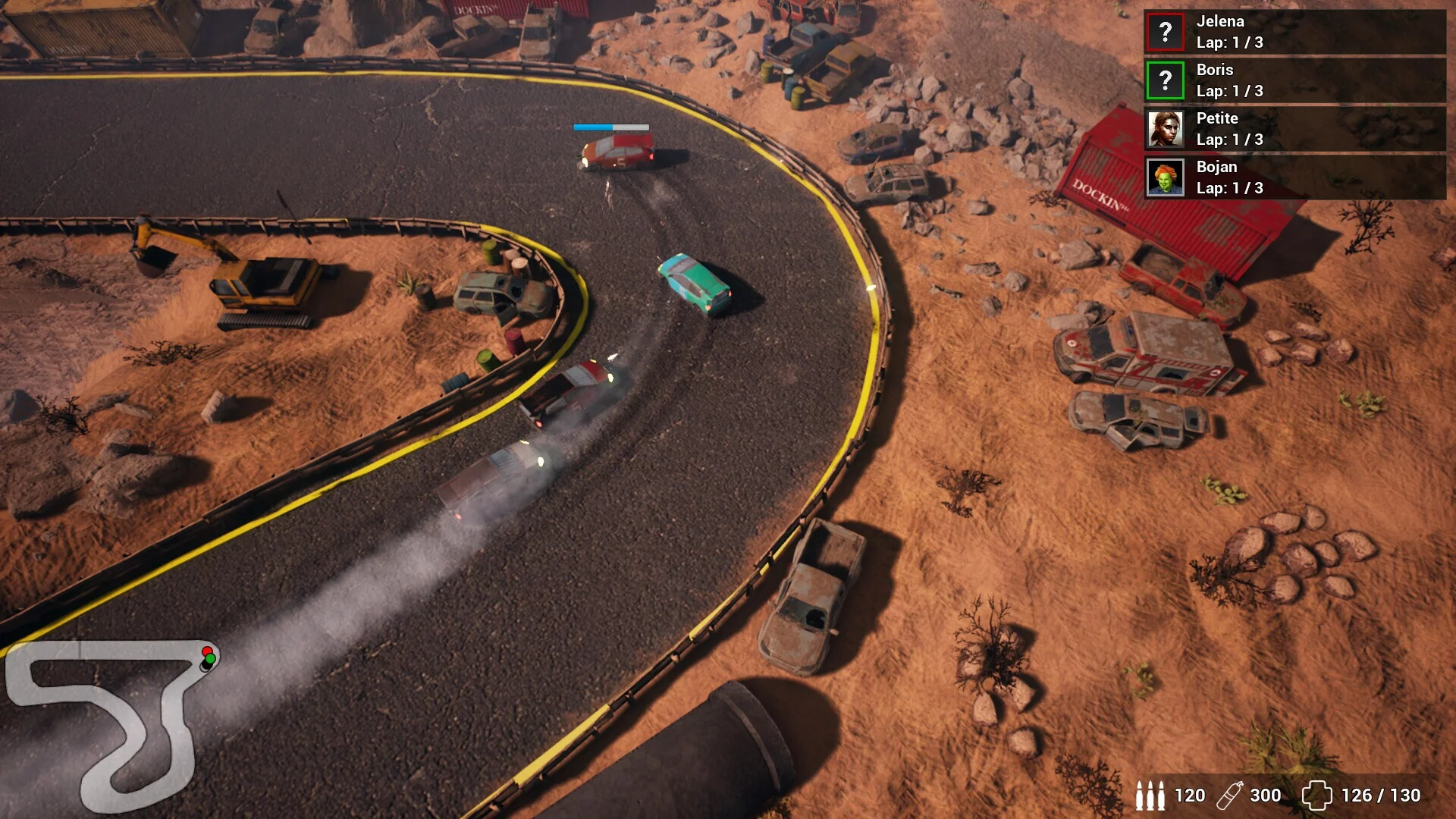 Изображение игры: Barely Racing