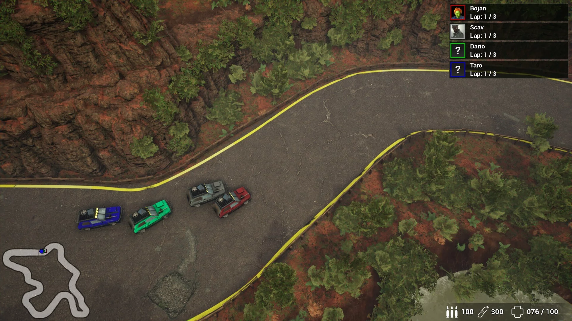 Изображение игры: Barely Racing