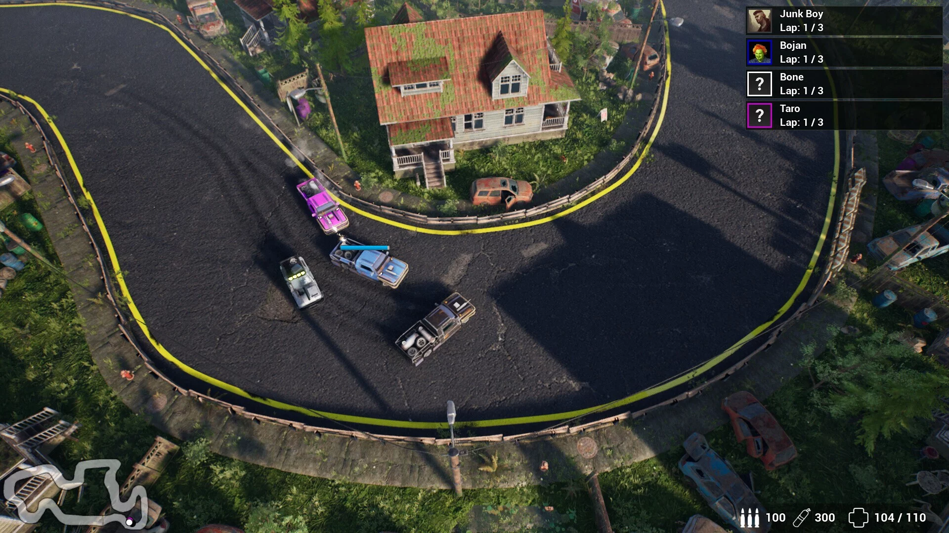 Изображение игры: Barely Racing