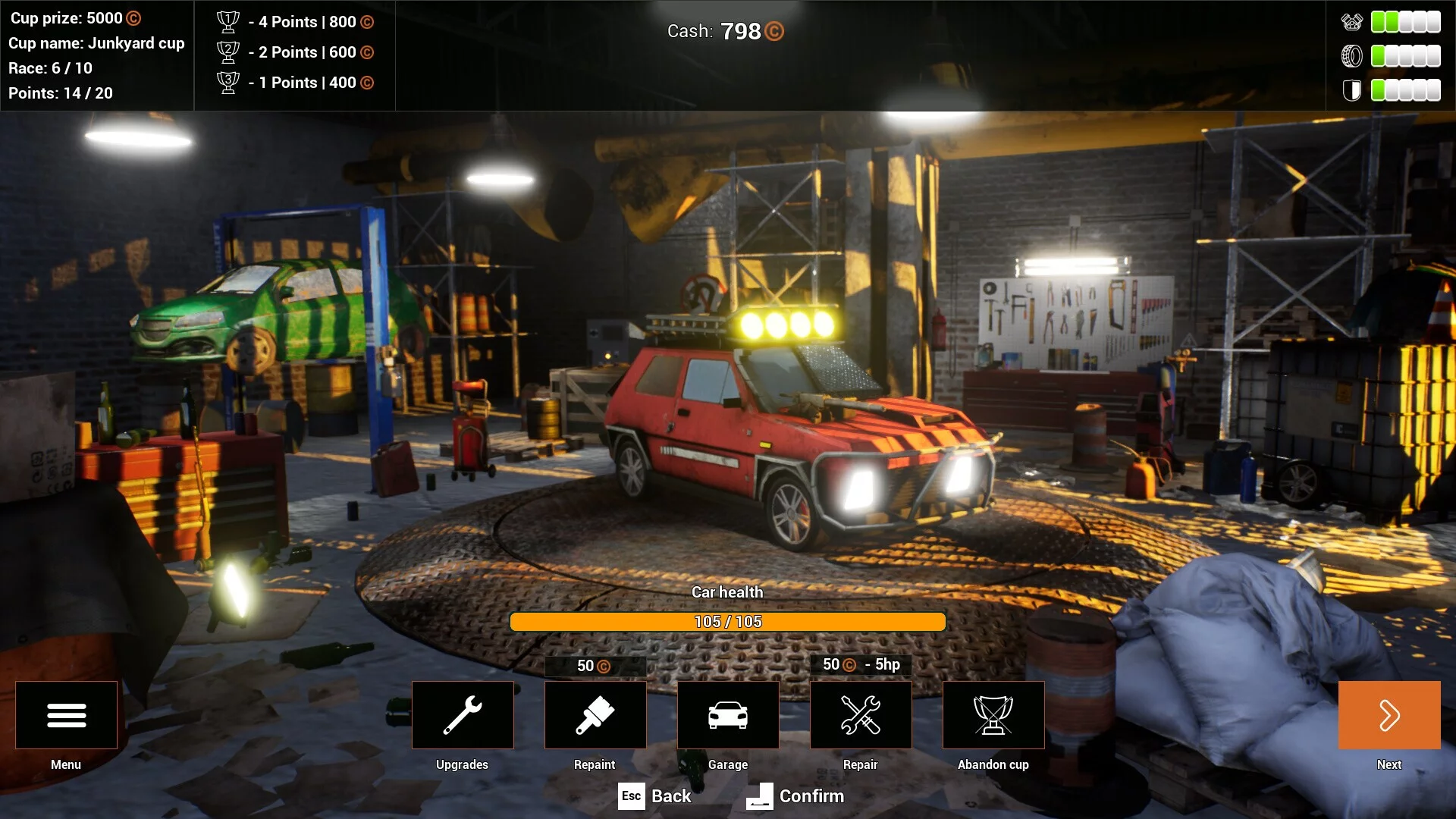 Изображение игры: Barely Racing