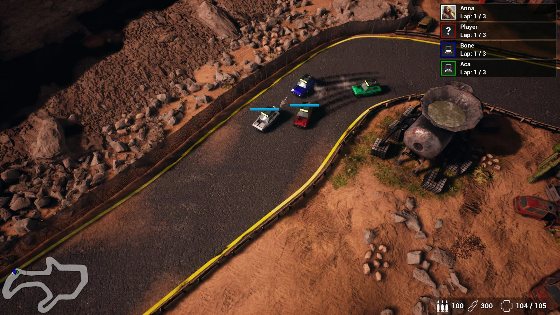 Изображение игры: Barely Racing