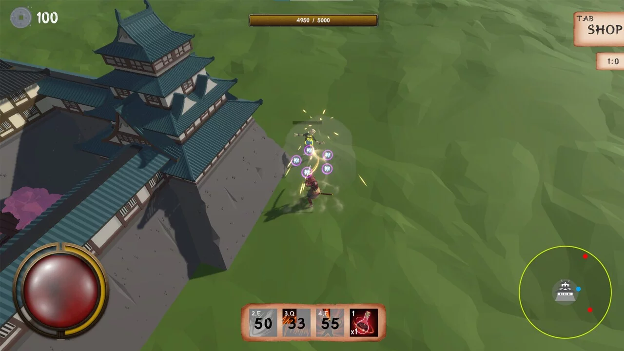Изображение игры: Genjiro: Samurai Defense