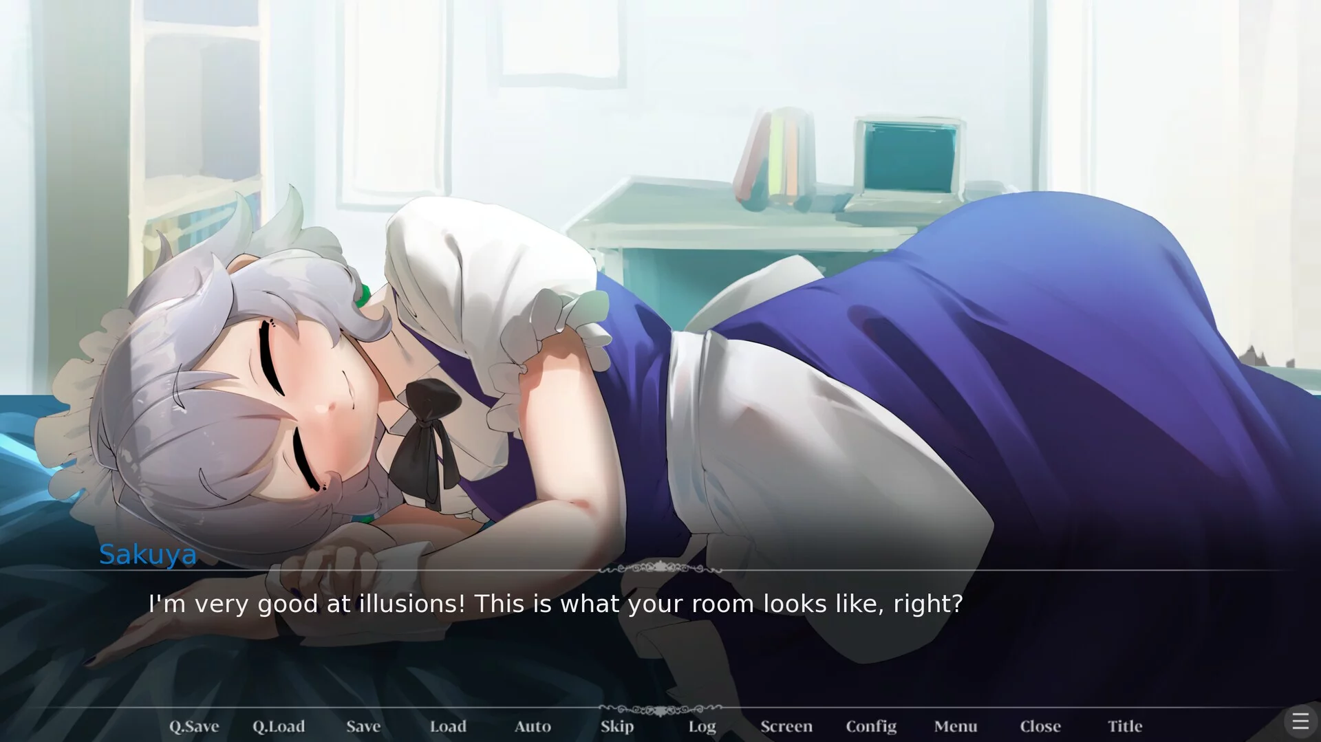 Изображение игры: Sleeping With Sakuya Izayoi