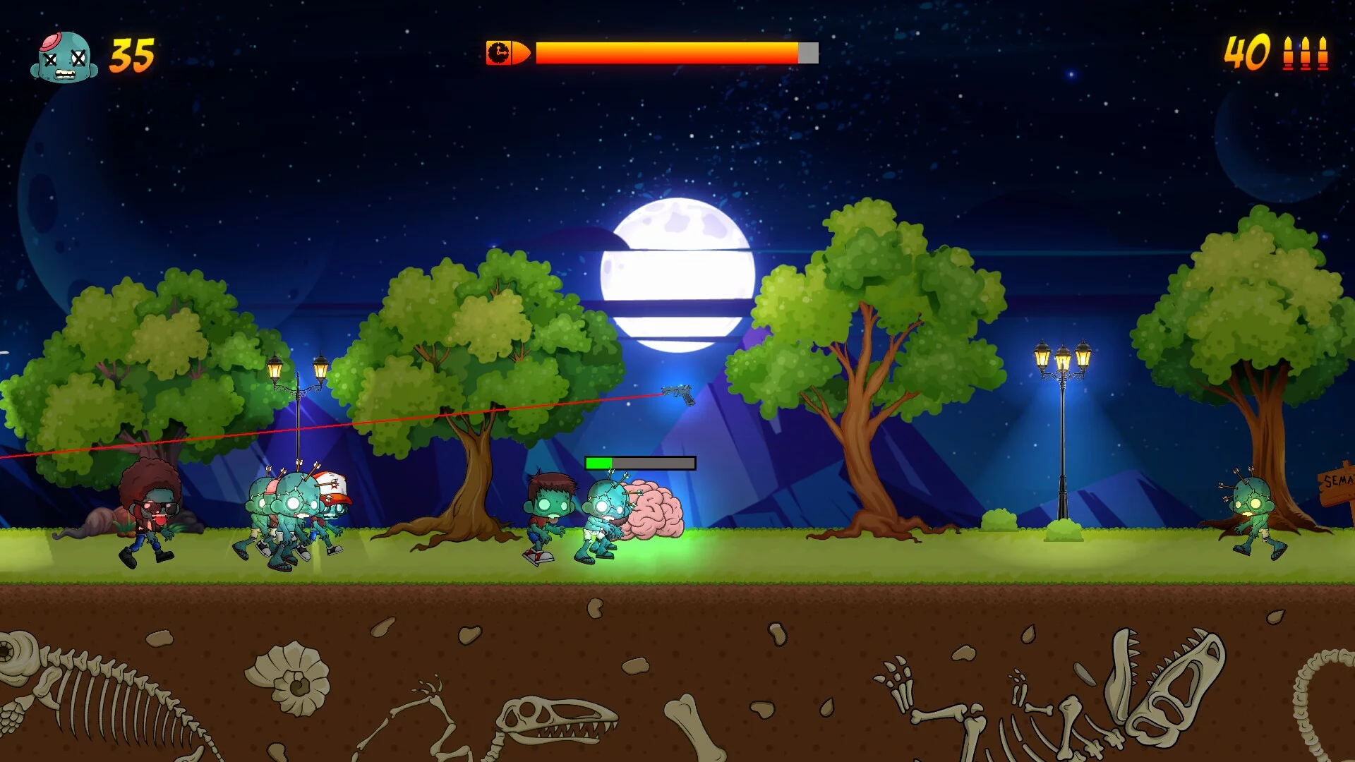 Изображение игры: Gun vs. Zombies
