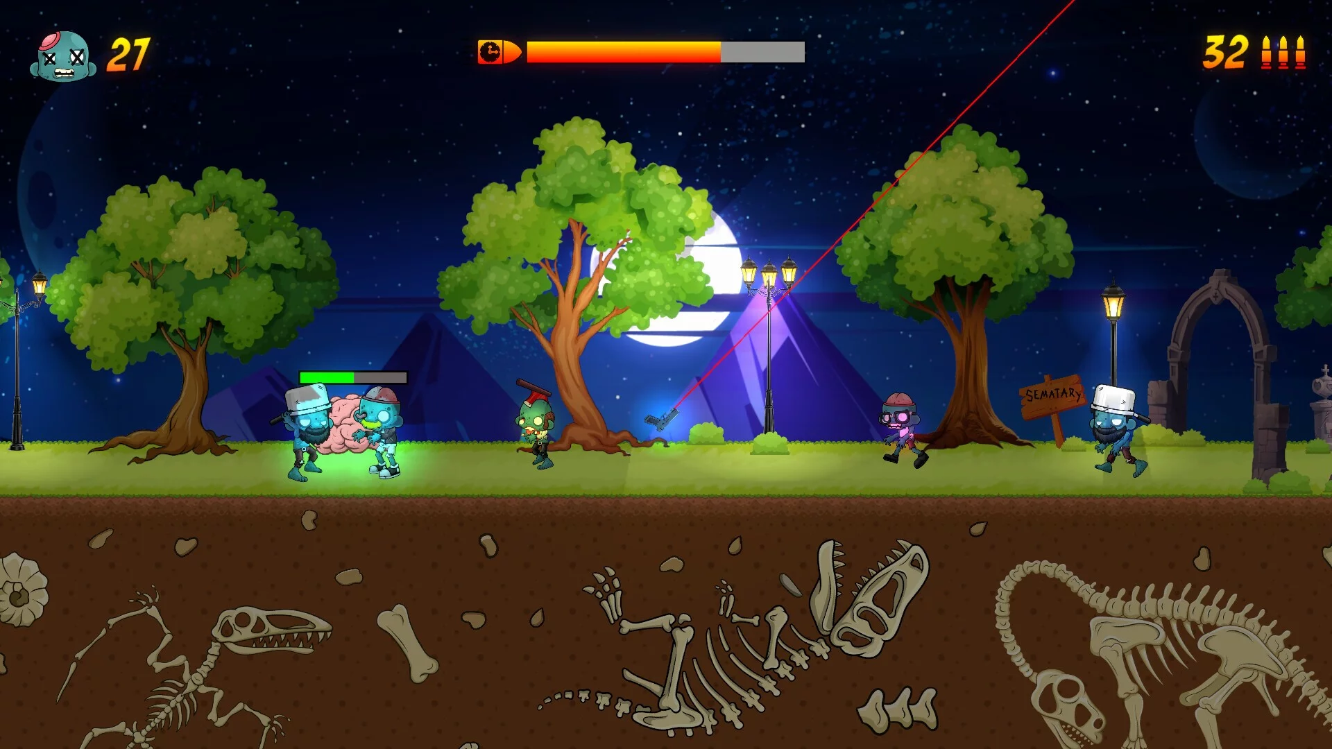 Изображение игры: Gun vs. Zombies