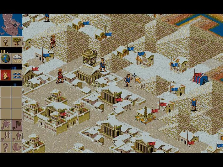 Изображение игры: Populous 2: Trials of the Olympian Gods
